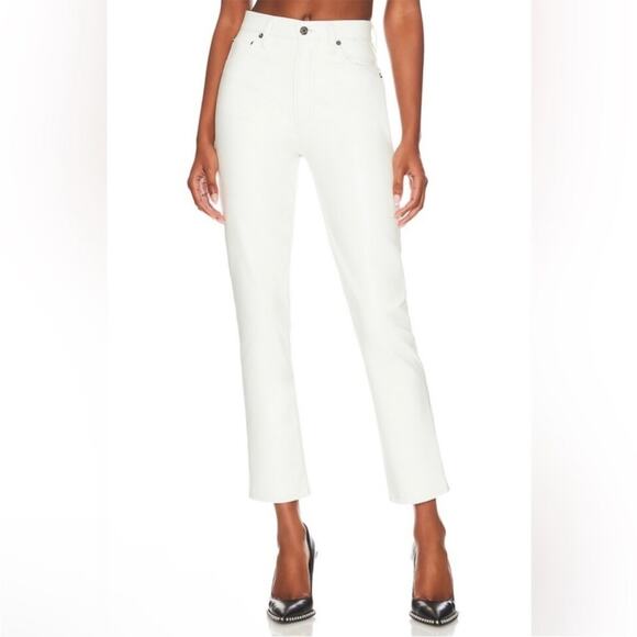 Agolde Recycled Leather Riley Long Pant in Lace Size 29 - Picture 1 of 10